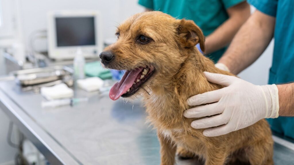 infección pulmonar canina